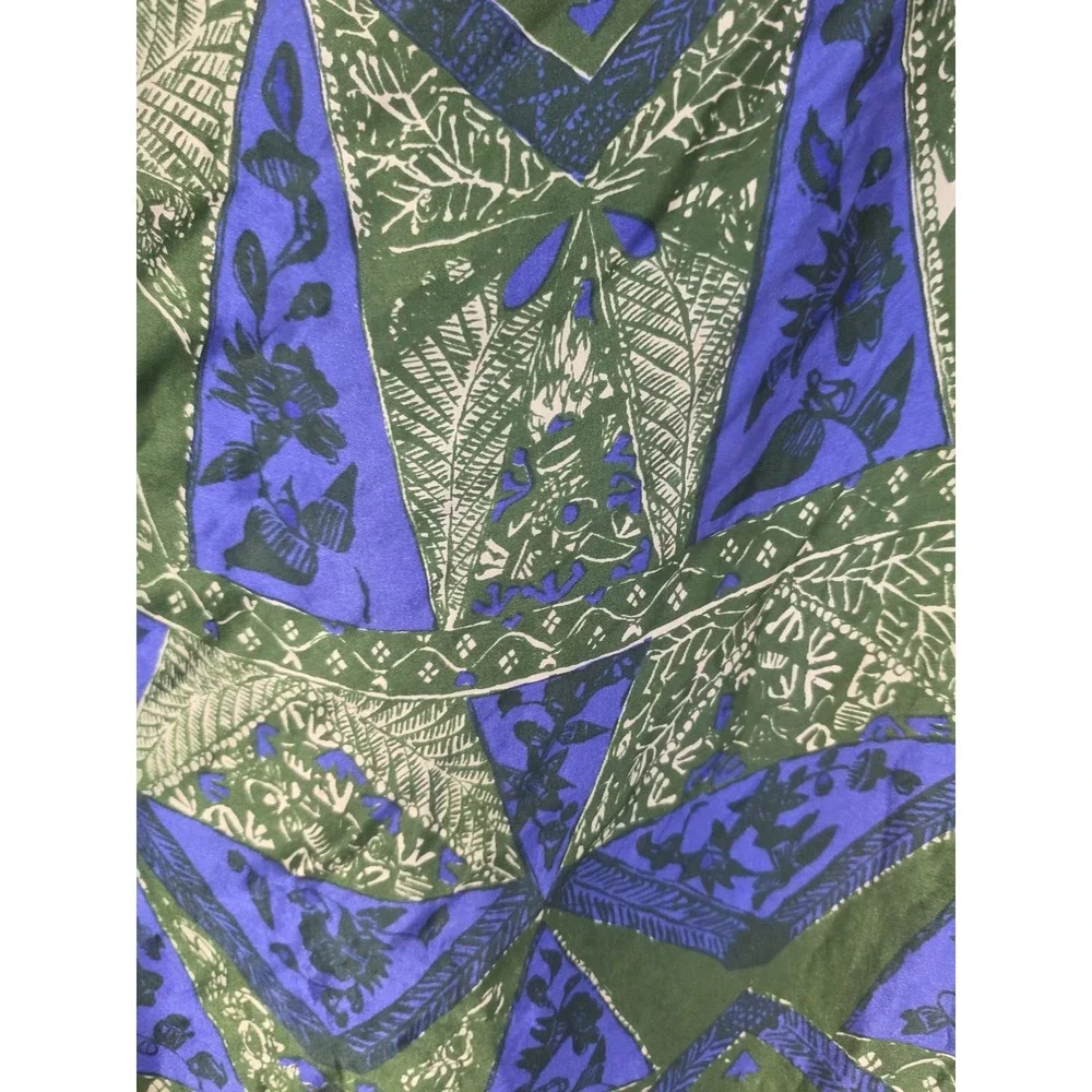 Y.N.S. Scarf Women Green Blue White Classic Rectangle Wrap Shawl